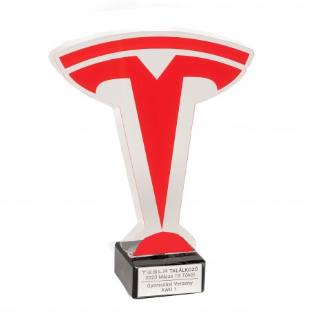 Premium Acryl-Trophäe mit Marmorbasis (max. Größe 12,5x37 cm)