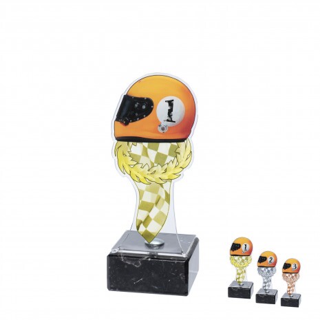 Motosport Acryl-Trophäe