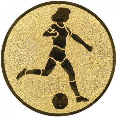 Fußball (Frauen) Emblem gold 25 mm