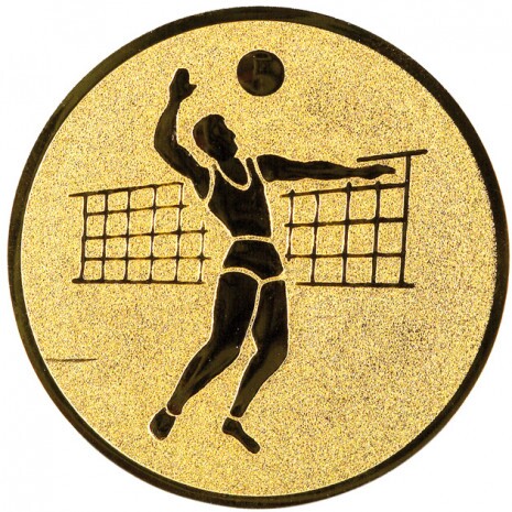 Volleyball (Männer) Emblem gold 50 mm