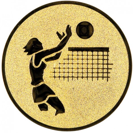 Volleyball (Frauen) Emblem gold 25 mm