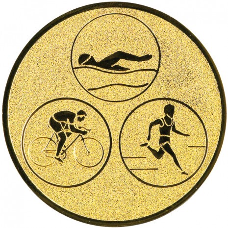 Triathlon Emblem gold 50 mm
