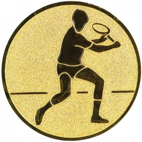Tennis (Männer) Emblem gold 25 mm