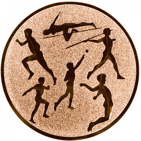 Leichtathletik Emblem bronze 50 mm