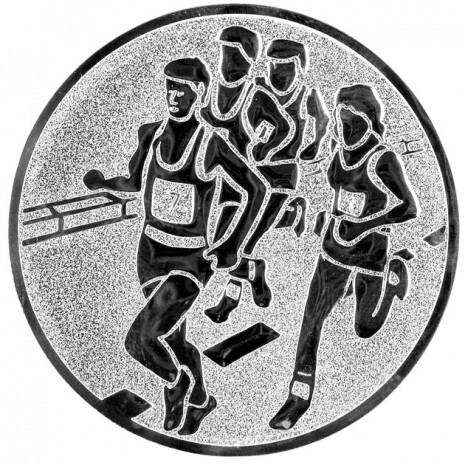 Laufen (Marathon) Emblem silber 50 mm
