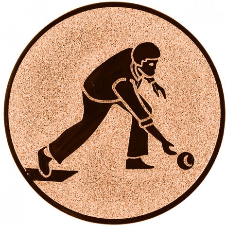 Squittles-Männer Emblem bronze 25 mm