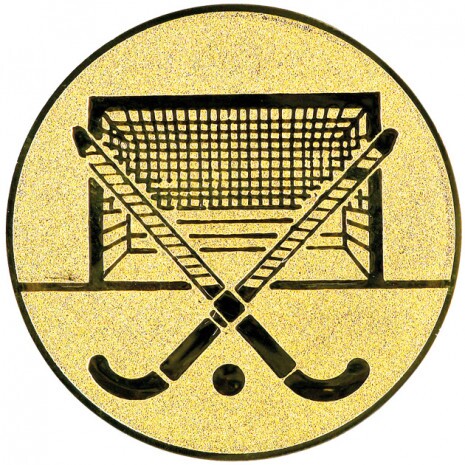 Feldhockey, Tor Emblem gold 25 mm