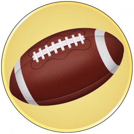 American Football Emblem 25 mm