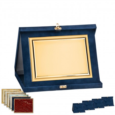 Plüschplakettenbox in Blau