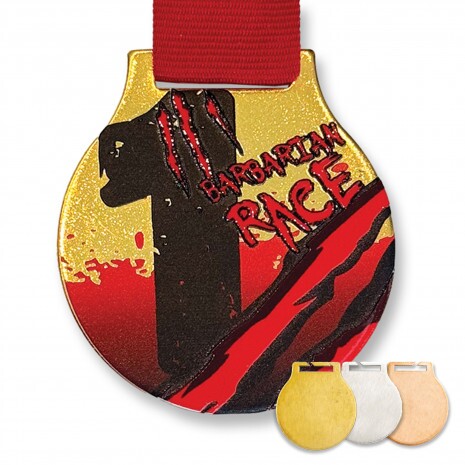 Druckbare „Sprint“-Medaille Q51 Silber