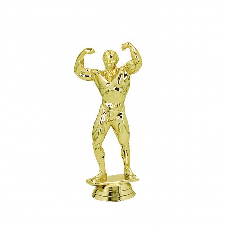 Bodybuilder Goldfigur