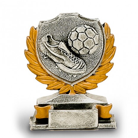 Fußball (Schuhe, Ball) Kunstharzskulptur