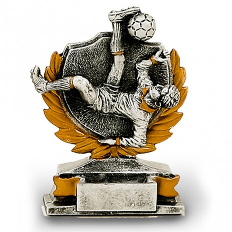 Fußball (Torvorlage) Kunstharzskulptur