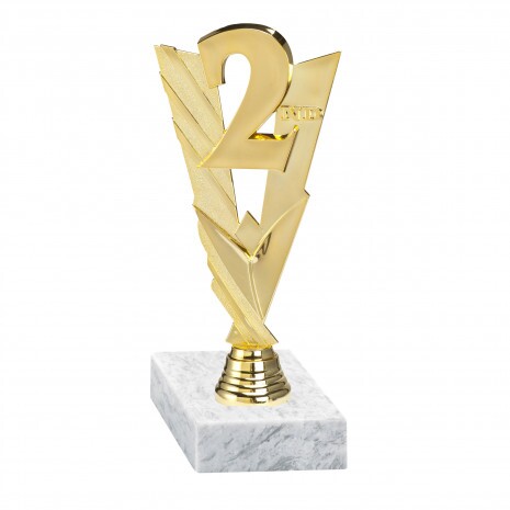 Platz Goldfigur mit Basis