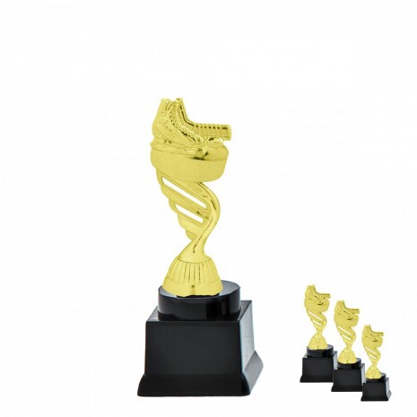 Eishockey auf schwarzem Blocksockel