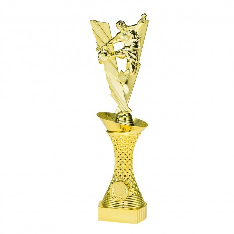 Fußball auf goldenem Säulenständer