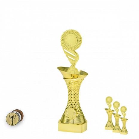 Allgemein auf goldenem Säulenständer