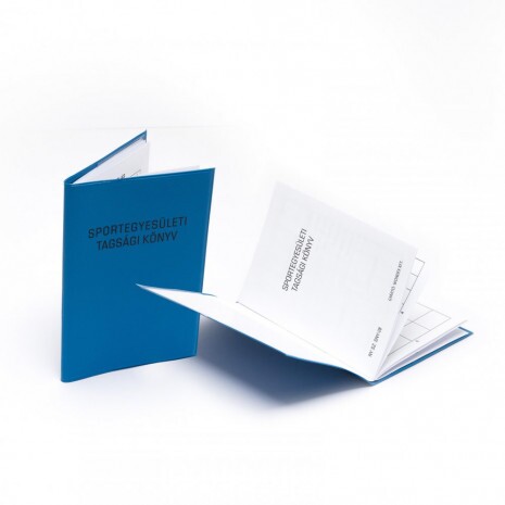 Sport nyomtatvány (kék könyv)