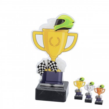 Motorsport-Pokal Acryl-Trophäe