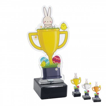 Osterhasenpokal aus Acryl 