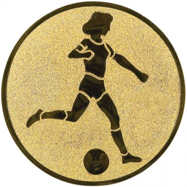 Fußball (Frauen) Emblem gold 25 mm