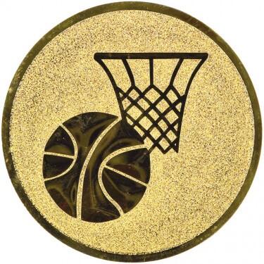 Basketball Emblem gold 25 mm