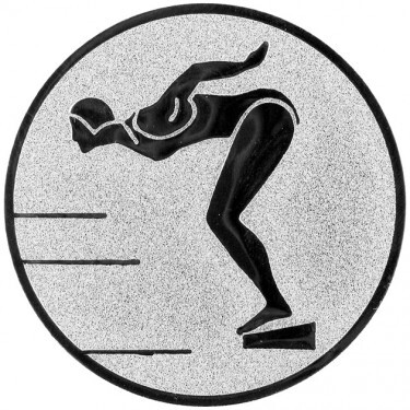 Schwimmen (Frauen) Emblem silber 25 mm