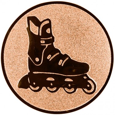 Roller Skates Emblem bronze 25 mm