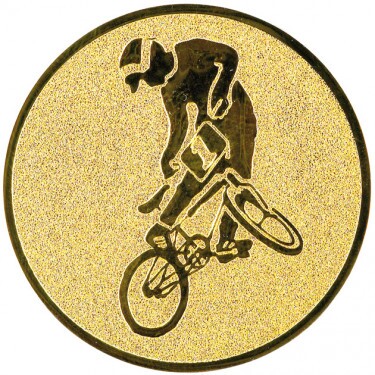 Radfahren (BMX) Emblem gold 25 mm