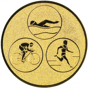 Triathlon Emblem gold 50 mm