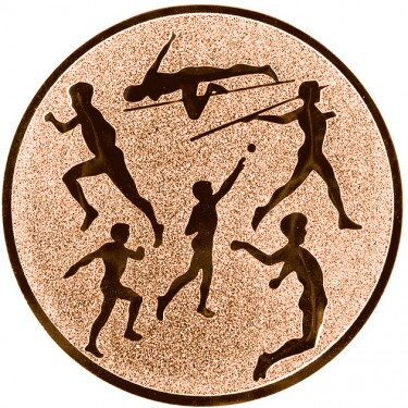 Leichtathletik Emblem bronze 50 mm