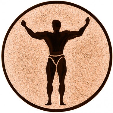 Fitness Emblem bronze 25 mm