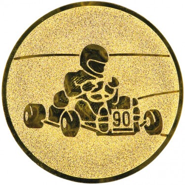 Go-Kart Emblem gold 25 mm