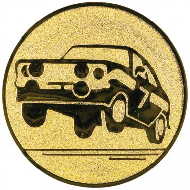 Rallye Emblem gold 25 mm
