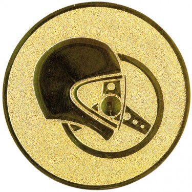 Wettrennen Emblem gold 50 mm