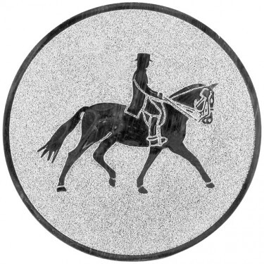Reitsport (Dressur) Emblem silber 50 mm