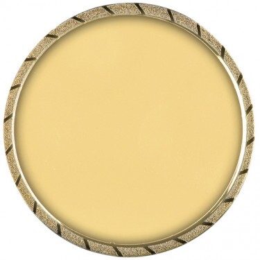 Neutral verziert Emblem gold 50 mm