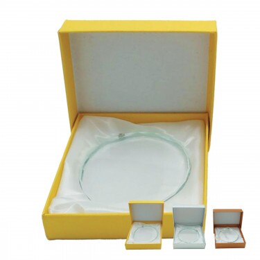 Kristallmedaille 46 in Geschenkbox