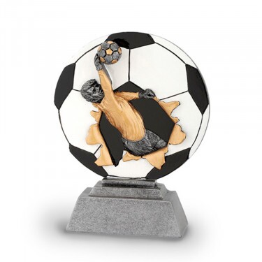 Fußball (Torwart) Kunstharzskulptur