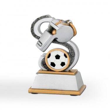 Schiedsrichterpfeife Kunstharzskulptur