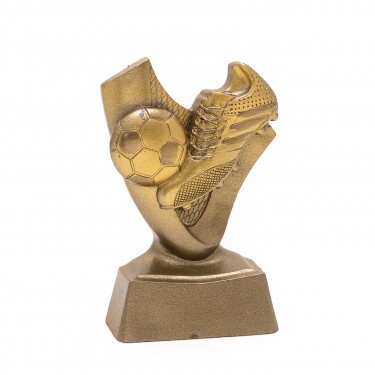 Fußball (kleine Schuhe, Ball) Kunstharzskulptur