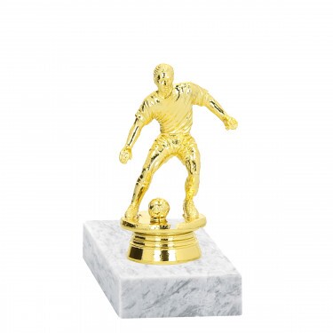 Fußball (Herren klein) Goldfigur mit Basis