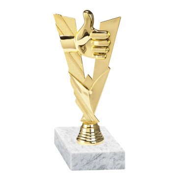 Like Goldfigur mit Basis