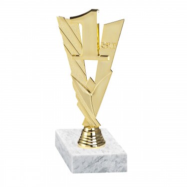 Platz Goldfigur mit Basis