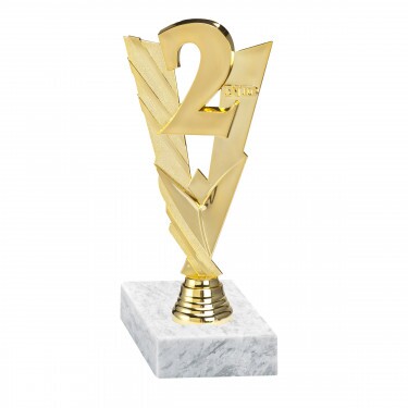 Platz Goldfigur mit Basis