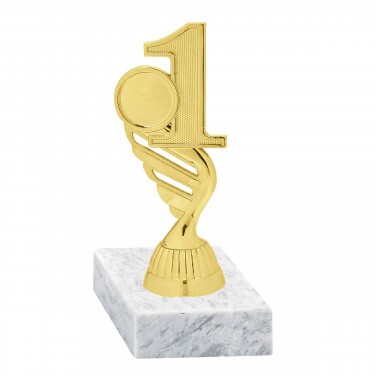 Platz Goldfigur mit Basis