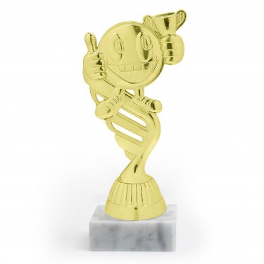 Lustig Allgemein Goldfigur mit Basis