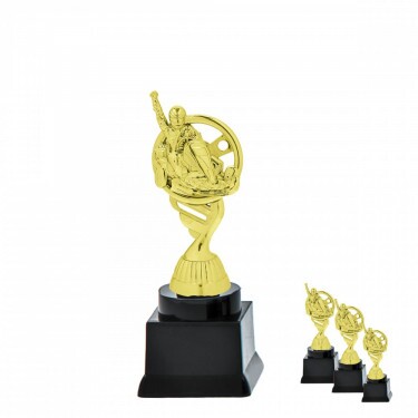 Go-Kart auf schwarzem Blocksockel