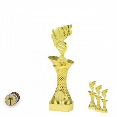 Lustig Allgemein auf goldenem Säulenständer