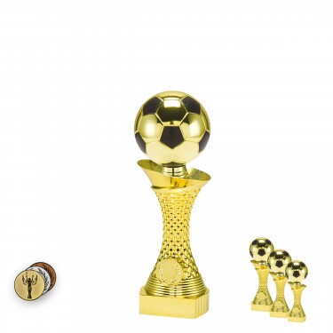 Fußballball auf goldenem Säulenständer A